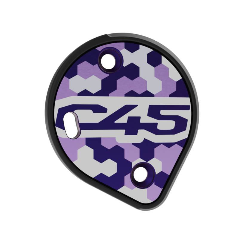 Cookie C45 side plates - Purple Camo