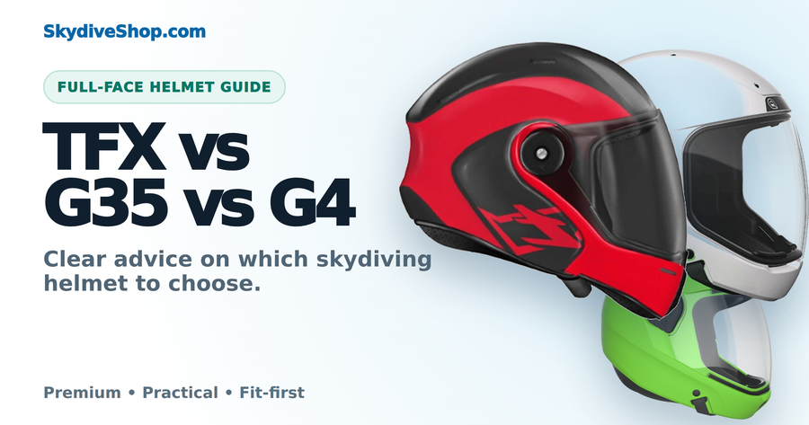 Full-face skydiving helmet guide