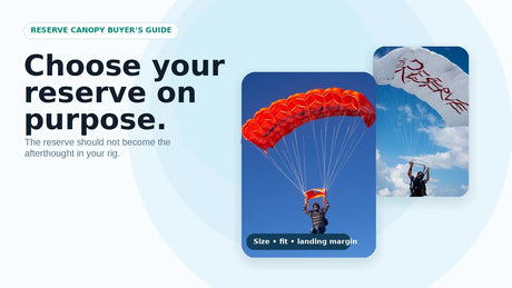 Choose your reserve on purpose — reserve canopy buyer’s guide