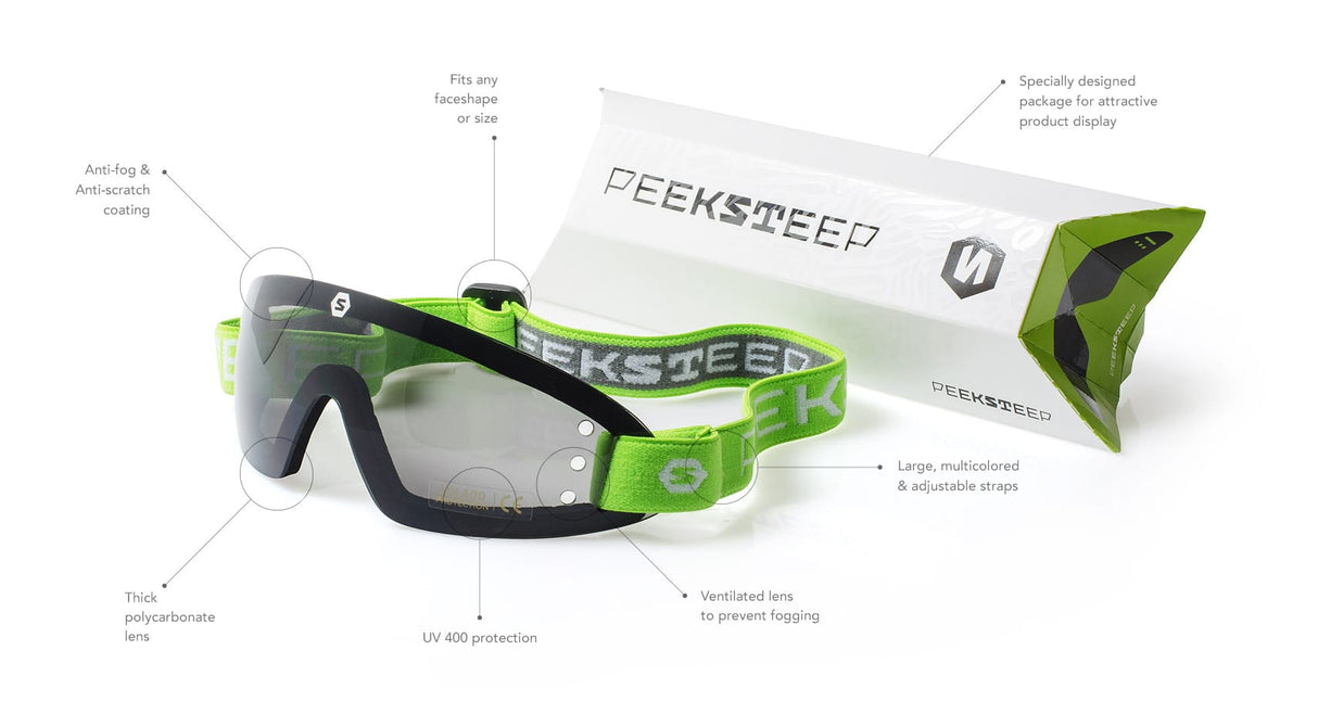 Peeksteep Skydiving Glasses