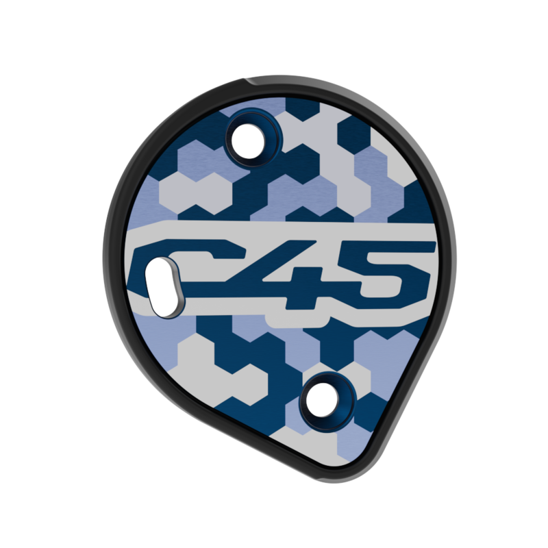Cookie C45 side plates - Blue Camo
