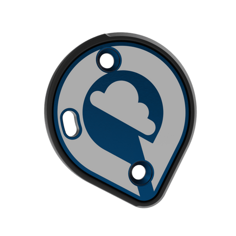 Cookie C45 side plates - Blue Loop