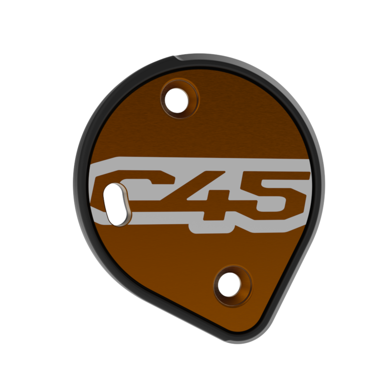 Cookie C45 side plates - Orange C45