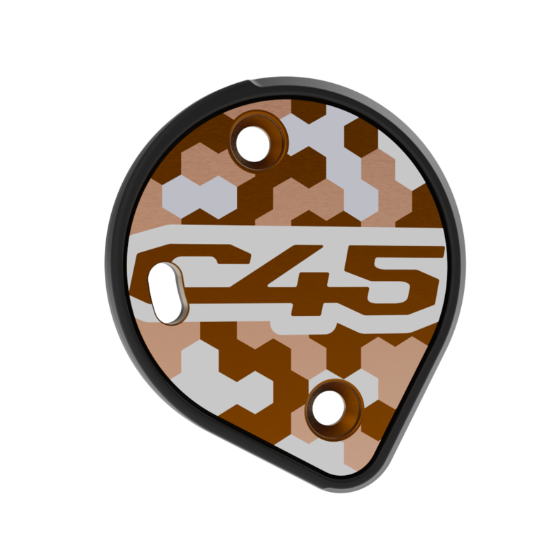 Cookie C45 side plates - Orange Camo