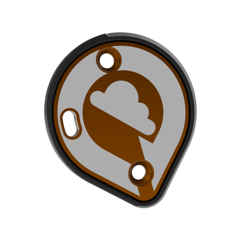 Cookie C45 side plates - Orange Loop