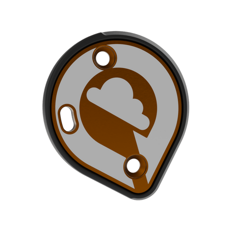 Cookie C45 side plates - Orange Loop