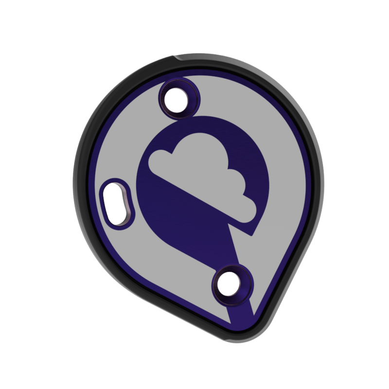 Cookie C45 side plates - Purple Loop