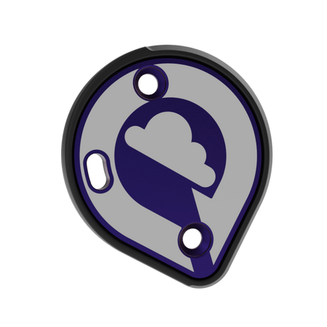 Cookie C45 side plates - Purple Loop