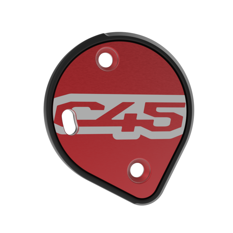Cookie C45 side plates - Red C45
