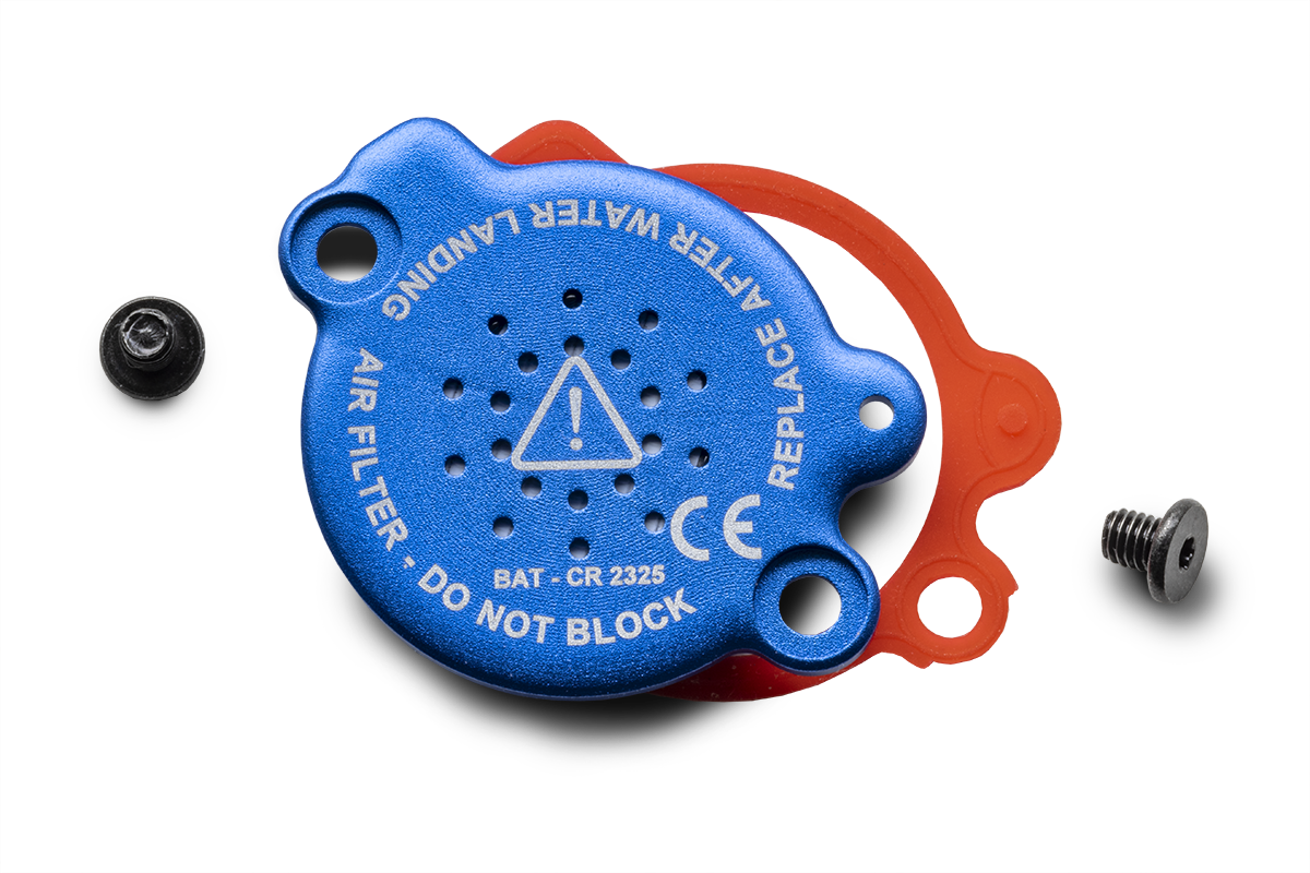 LB ARES II battery cover with air filter - Blue
