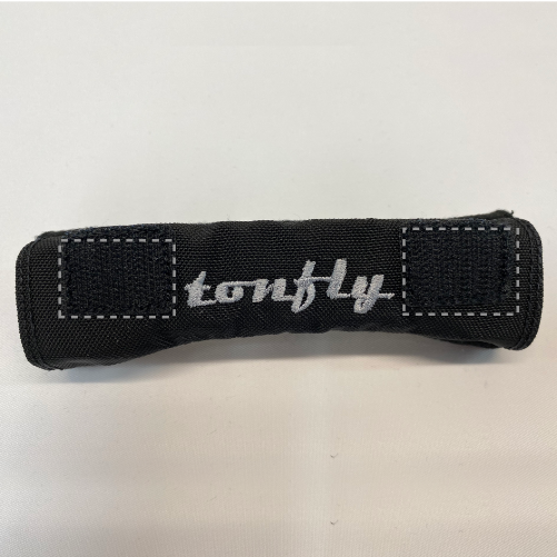 Tonfly 2.5X chin strap with cutaway setup