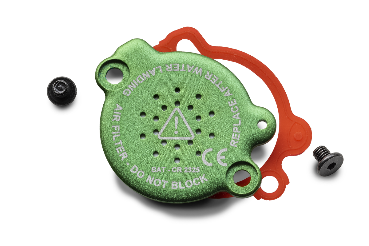 LB ARES II battery cover with air filter - Green