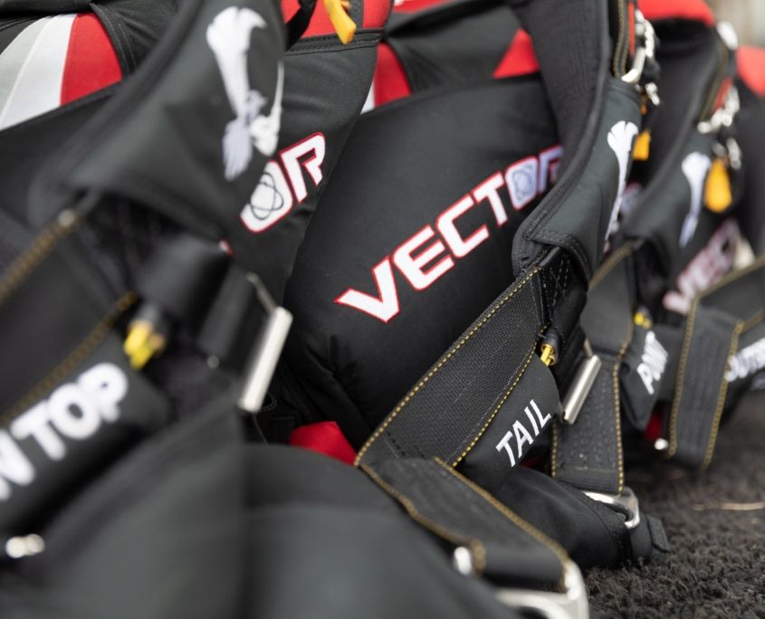 UPT Vector 3 skydiving container